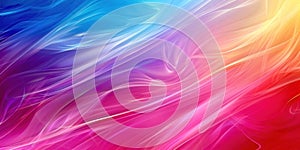 Abstract Colorful Gradient Waves Background. Generative ai.