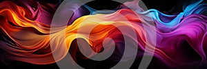 Abstract colorful Graphic motion on background, creative waves of gradient color smoke and liquid