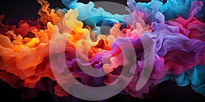 Abstract colorful Graphic motion on background, creative waves of gradient color smoke and liquid