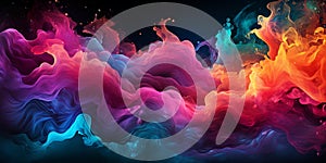 Abstract colorful Graphic motion on background, creative waves of gradient color smoke and liquid