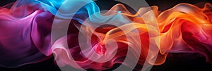 Abstract colorful Graphic motion on background, creative waves of gradient color smoke and liquid