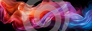 Abstract colorful Graphic motion on background, creative waves of gradient color smoke and liquid