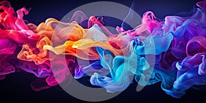 Abstract colorful Graphic motion on background, creative waves of gradient color smoke and liquid