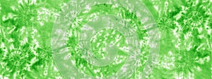 Abstract colorful green white art design batik spiral swirl shibori technology tie dye pattern template fabric textile texture