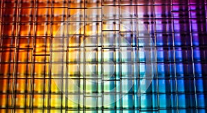 Abstract Colorful Grid Background