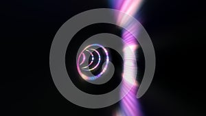 Abstract colorful hypnotic circle tunnel spiral background