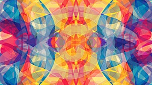 Abstract colorful kaleidoscope pattern