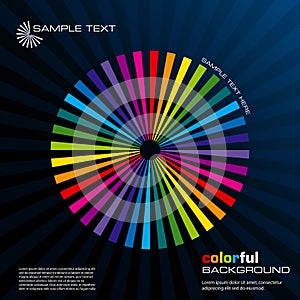 Abstract colorful layout. Vector.