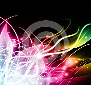 Abstract colorful light background