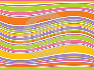 Abstract colorful lines. Vector
