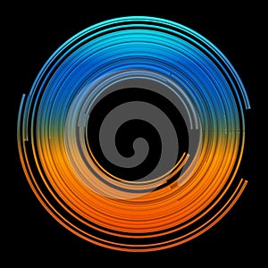 Abstract Colorful Lines Vector Design