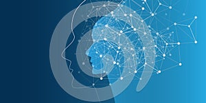 Machine Learning, Artificial Intelligence, Cloud Computing, Automated Support Assistance and Networks Design Concept