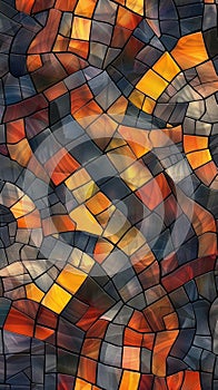 Abstract colorful mosaic pattern