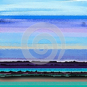 Abstract colorful oil, acrylic paint brush stroke on canvas texture. Semi abstract image of landscape painting background.