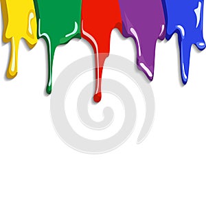 Abstract Colorful Paint Splat
