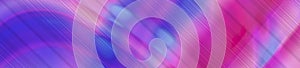 Abstract colorful panorama banner in pink and blue