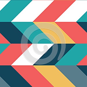 Abstract colorful parallelogram seamless pattern photo