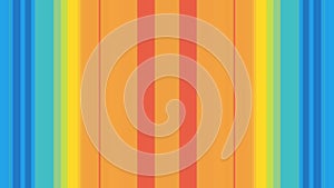 Abstract colorful pattern with leaning and wobbly iridescent stripes