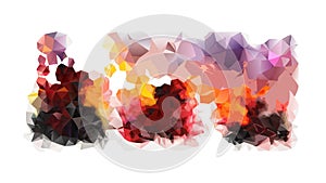 Abstract Colorful Patterns Icon, Creativity and Dynamic Art, vector design Generative AI