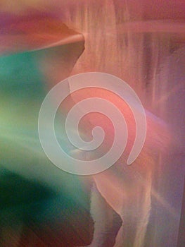 Abstract and colorful picture with the impression of a vaporous and ghostly vision