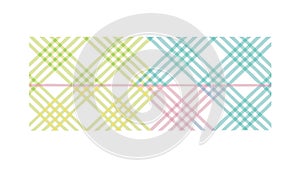 Abstract Colorful Plaid Pattern Grid Textile Background, vector design Generative AI