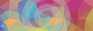 Abstract colorful polygon background with a triangle pattern.