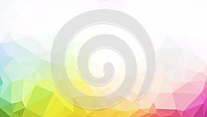 Abstract Colorful Polygon Triangle Background Vector Image