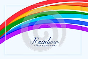 Abstract colorful rainbow lines background