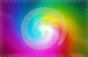 Abstract Colorful Rainbow Swirl Abstract Background. 3d Rendering.