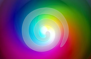 Abstract Colorful Rainbow Swirl Abstract Background. 3d Rendering.