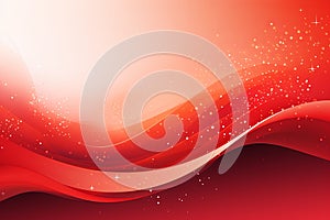 Abstract colorful red gradient wavy shapes background, vibrant 3d render wallpaper