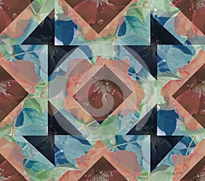 Abstract colorful  seamless pattern work