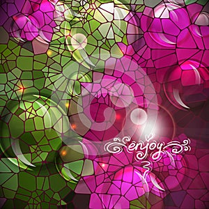 Abstract colorful shining circle vector background