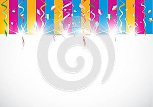 Abstract colorful shiny birthday background