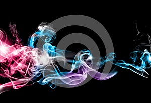 Abstract colorful smoke img