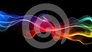 Abstract Colorful Smoke