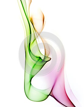 Abstract colorful smoke background