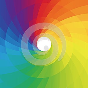 Abstract colorful spiral background