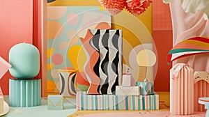 Abstract Colorful Still Life