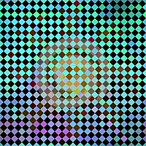 Abstract colorful stroboscope pattern