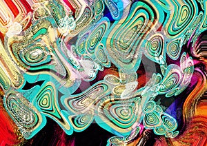 Abstract Colorful swirl zigzag image background image