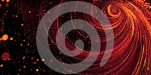 Abstract Colorful Swirling Background Design with Dynamic Shapes and Textured Elements