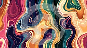 Abstract colorful swirling patterns create a vibrant and dynamic visual texture