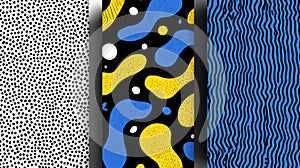 abstract colorful textured patterns