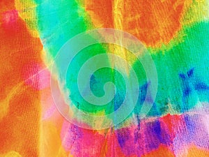 Abstract of colorful tie dye pattern abstract background, Abstract batik brush seamless and repeat pattern design.