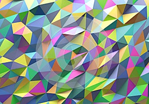 Abstract colorful triangle geometrical background