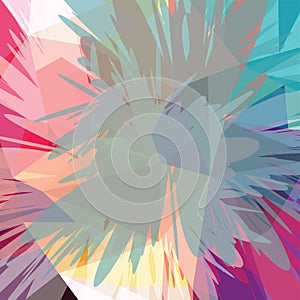 Abstract colorful triangle geometrical background