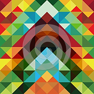 Abstract colorful triangle pattern background