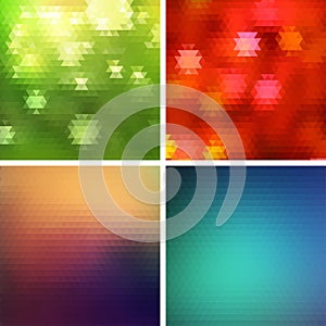 Abstract colorful Triangle vector background