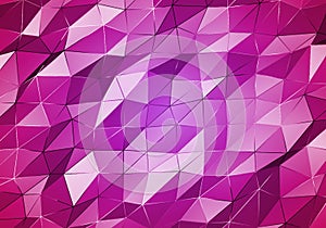Abstract Colorful Triangular Background. 3D Rendering